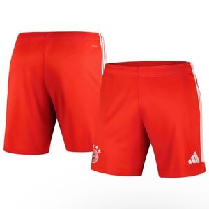 Adidas Bayern Munich Men’s Soccer Shorts Red Size  2XL, XL, L New
